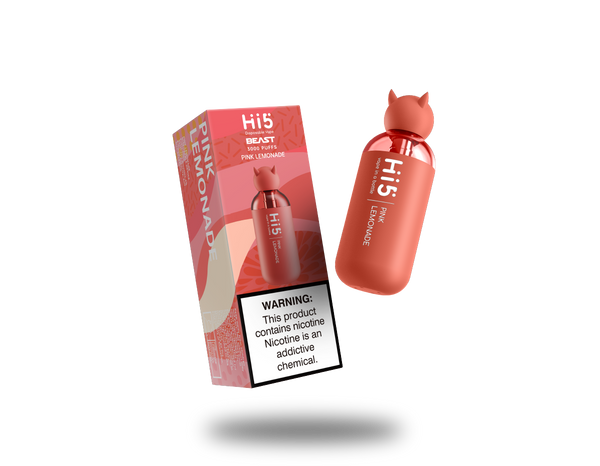Hi5 Beast Disposable Vape Pink Lemonade Flavor