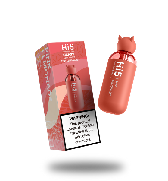 Hi5 Beast Disposable Vape Pink Lemonade Flavor
