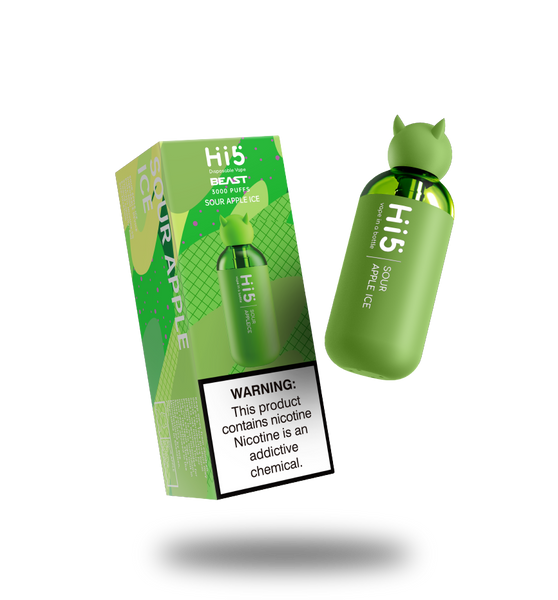 Hi5 Beast Disposable Vape Sour Apple Ice Flavor