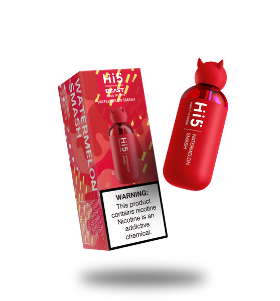 Hi5 Beast Disposable Vape Watermelon Smash Flavor