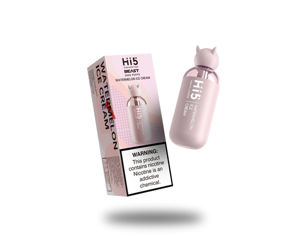 Hi5 Beast Disposable Vape Watermelon IceCream Flavor