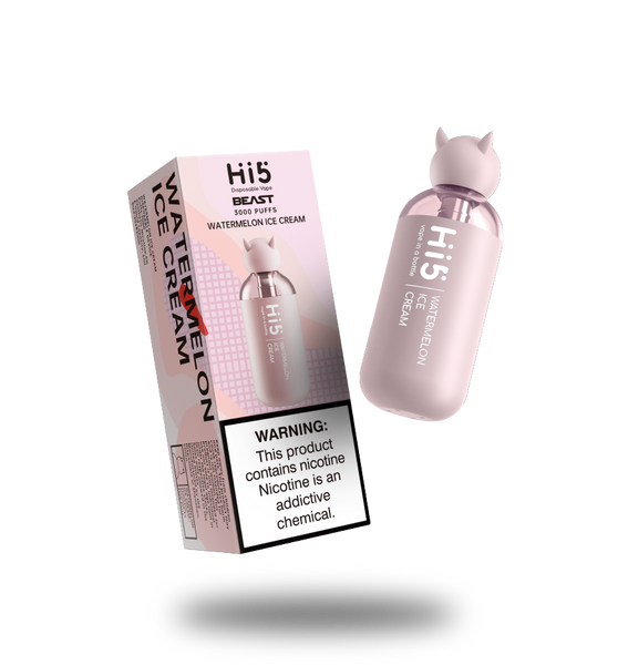 Hi5 Beast Disposable Vape Watermelon IceCream Flavor