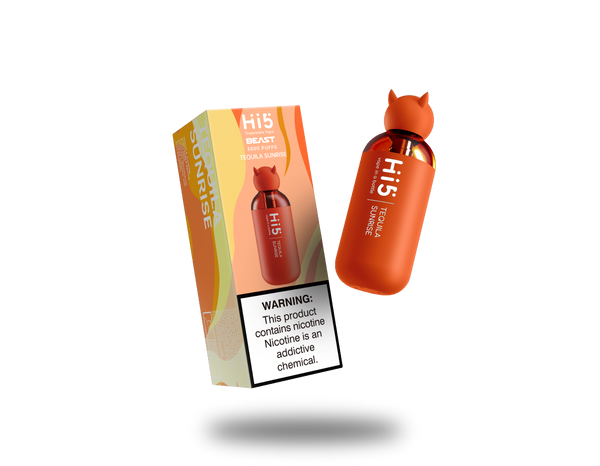 Hi5 Beast Disposable Vape Tequila Sunrise Flavor