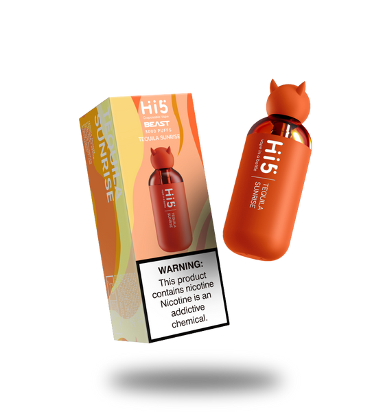 Hi5 Beast Disposable Vape Tequila Sunrise Flavor