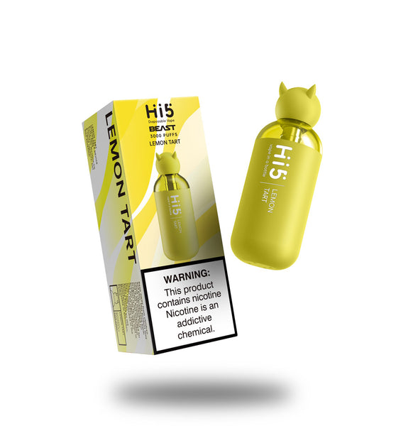 Hi5 Beast Disposable Vape Lemon Tart Flavor