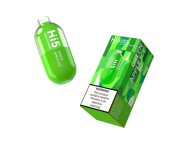 Hi5 Capsule Disposable Vape Green Apple Ice Flavor