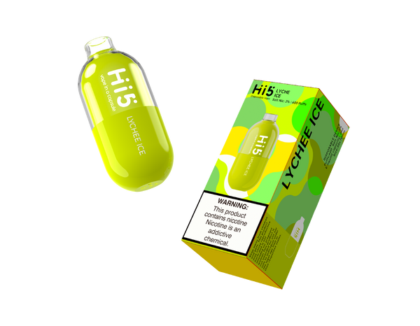 Hi5 Capsule Disposable Vape Lychee Ice Flavor