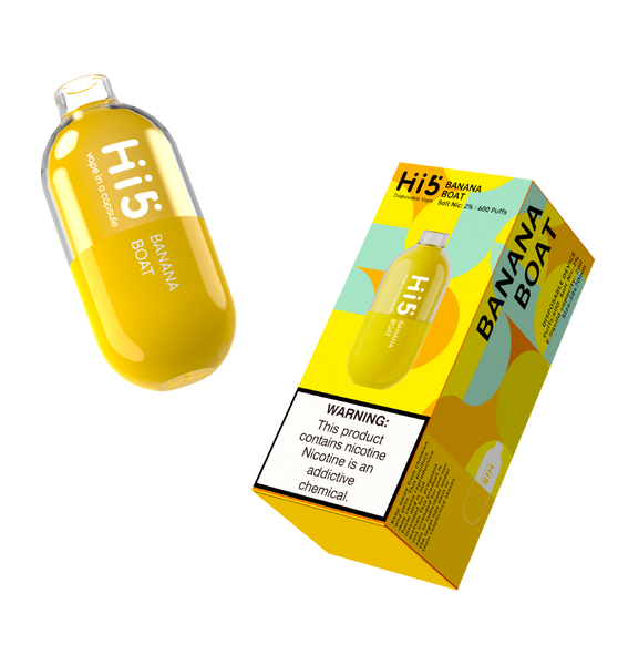 Hi5 Capsule Disposable Vape Banana Boat Flavor