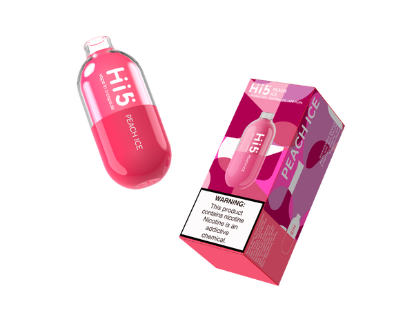 Hi5 Capsule Disposable Vape Peach Ice Flavor