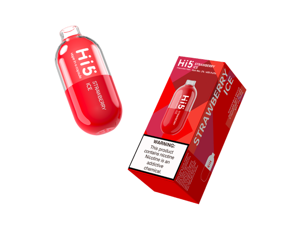 Hi5 Capsule Disposable Vape Strawberry Ice Flavor