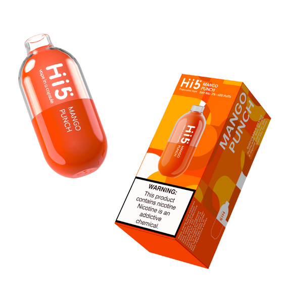 Hi5 Capsule Disposable Vape Mango Punch Flavor