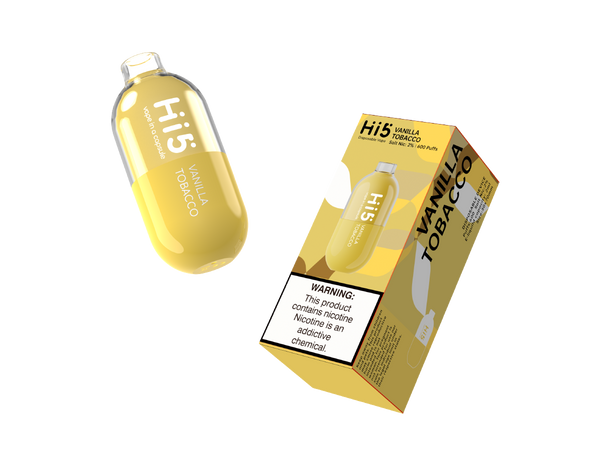 Hi5 Capsule Disposable Vape Vanilla Tobacco Flavor