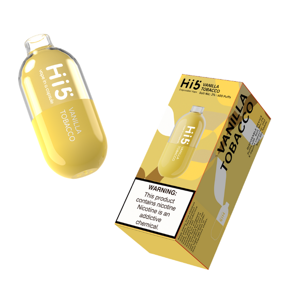 Hi5 Capsule Disposable Vape Vanilla Tobacco Flavor