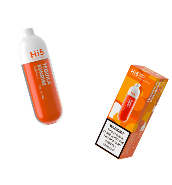 Hi5 Tube Disposable Vape Tequila Sunrise  Flavor