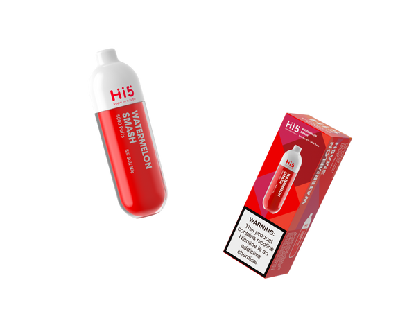 Hi5 Tube Disposable Vape Watermelon Smash  Flavor