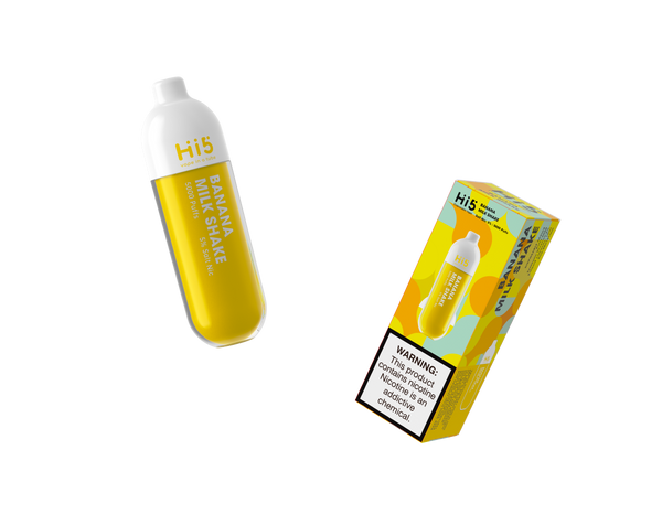 Hi5 Tube Disposable Vape Banana Mike Shake  Flavor