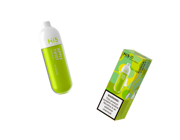Hi5 Tube Disposable Vape Apple Twist  Flavor