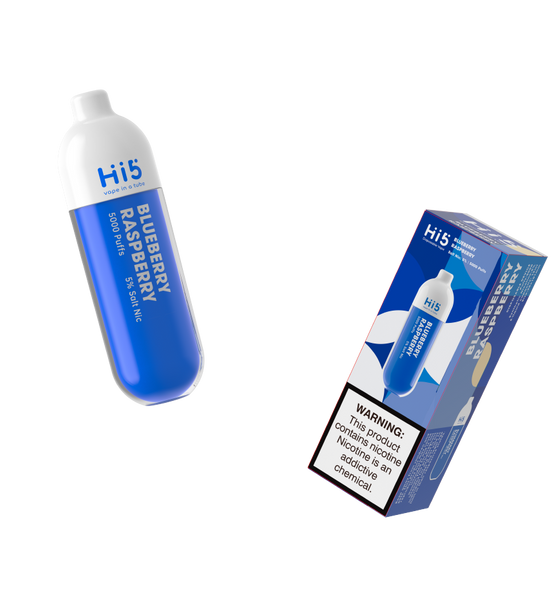 Hi5 Tube Disposable Vape Blueberry Raspberry  Flavor